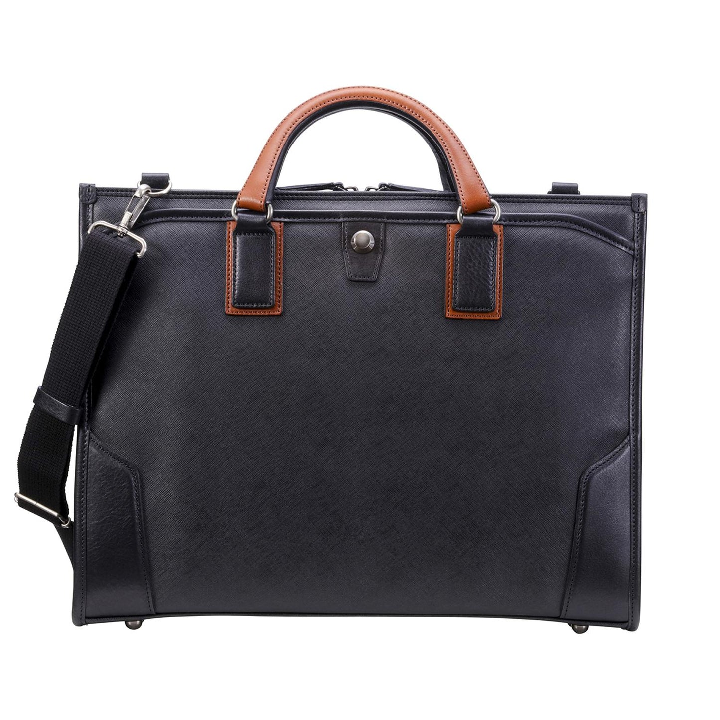 craftsmanship Saffiano 3 Directions Briefcase