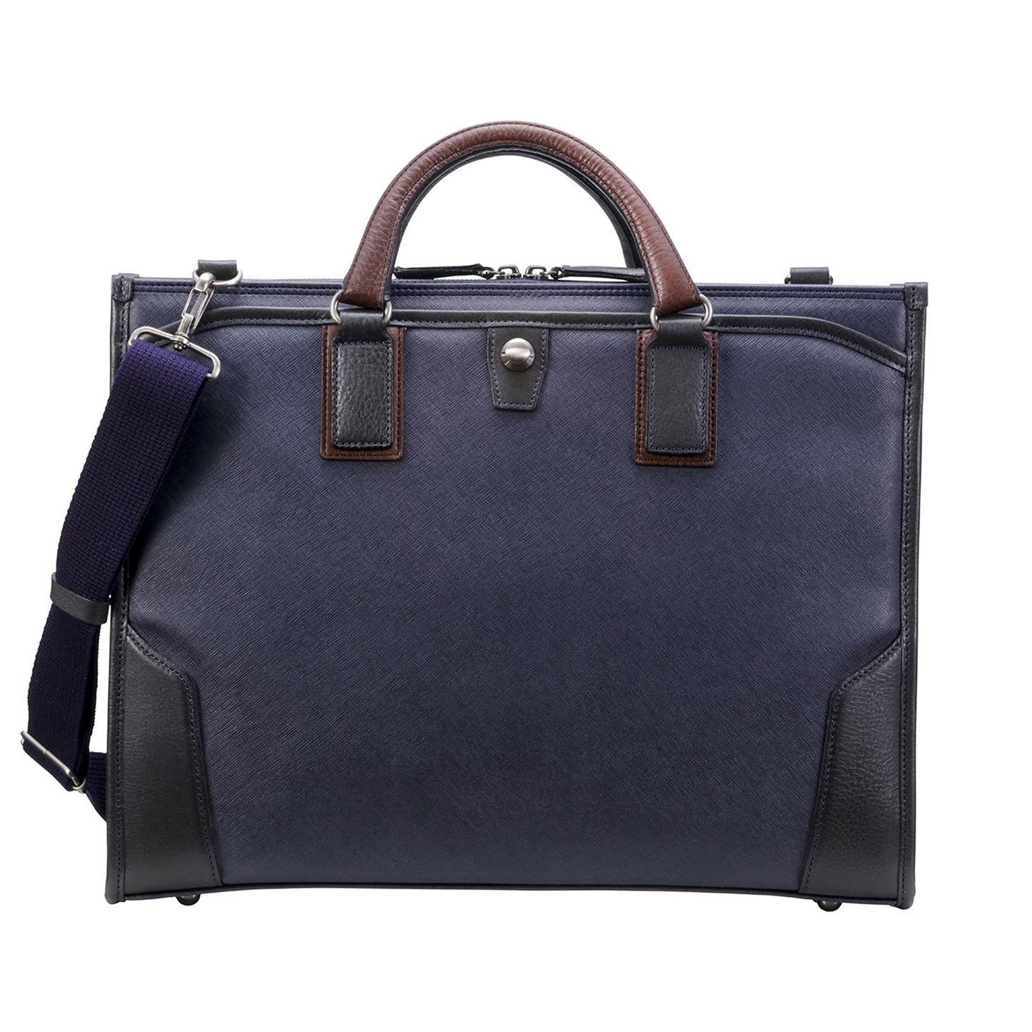 craftsmanship Saffiano 3 Directions Briefcase