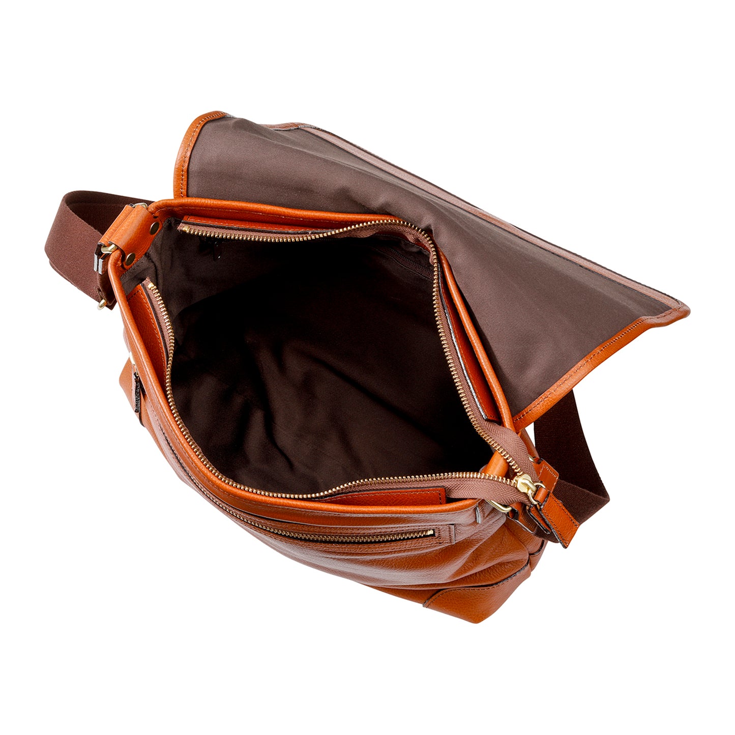 ORIGINAL BASIC Leather flap Shoulder Bag (M)