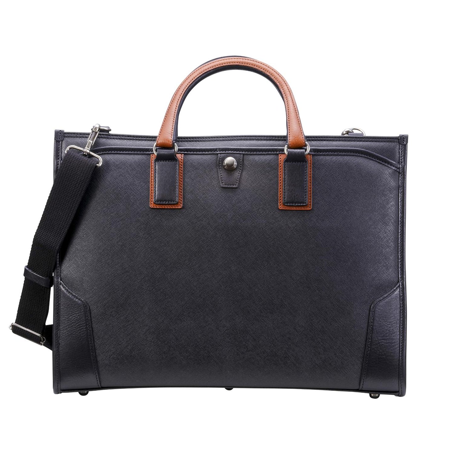 craftsmanship Saffiano 2 Rooms Briefcase