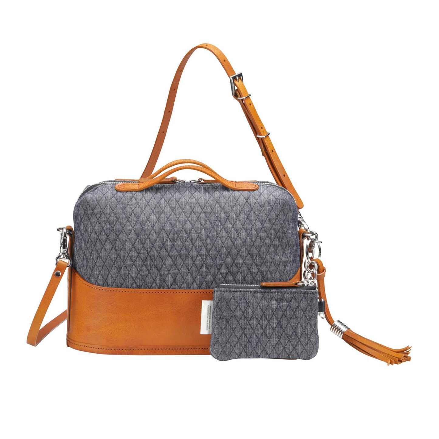 Ihara Denim anti-mode style QUILT 2WAY Shoulder Bag